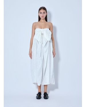 Cecilie Bahnsen Vilma Midi Dress - Blue