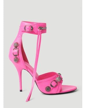 Balenciaga Cagole High Heel Sandals - Pink