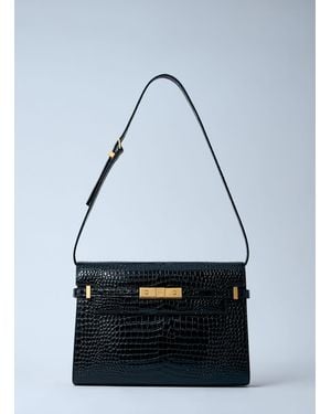 Saint Laurent Manhattan Shoulder Bag - Blue