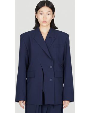 OTTOLINGER Signature Split Double-breasted Blazer - Blue