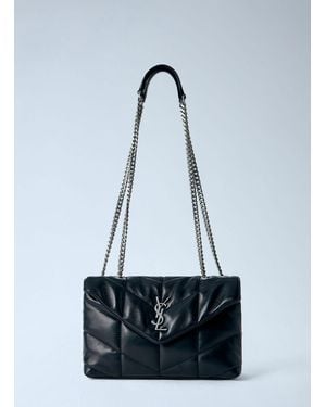 Saint Laurent Toy Puffer Shoulder Bag - Blue