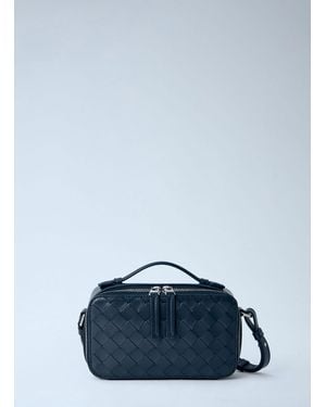 Bottega Veneta Getaway Crossbody Bag - Blue