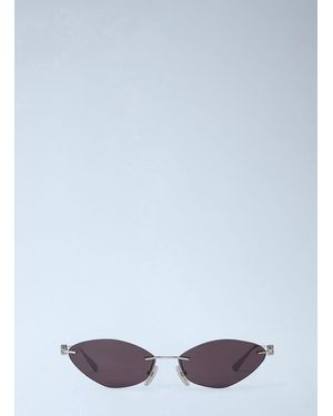 Balenciaga Nano Cat-Eye Sunglasses - White