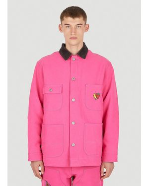 Sky High Farm Workwear Canvas Chore Jacket - Pink