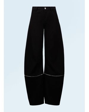 Moncler Willow Smith Zip Panels Jeans - Black