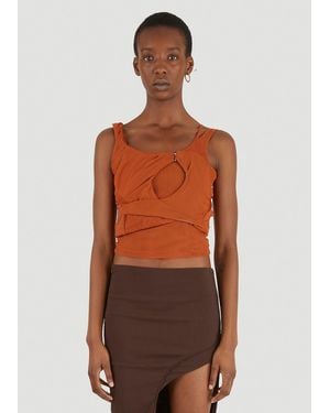 Mainline:RUS/Fr.CA/DE Ria Top - Brown