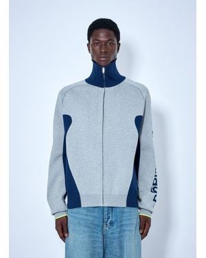Balenciaga Zip-Up Track Jacket - Blue