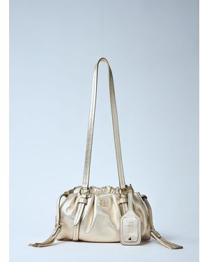 Miu Miu Joie Leather Mini Shoulder Bag - Blue