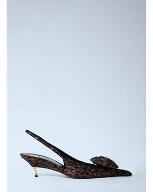 Saint Laurent Dakota Slingback Court Shoes - Black