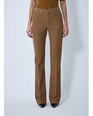 Saint Laurent Clyde Corduroy Pants - Brown