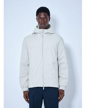 Moncler Trelatete Hooded Down Jacket - White
