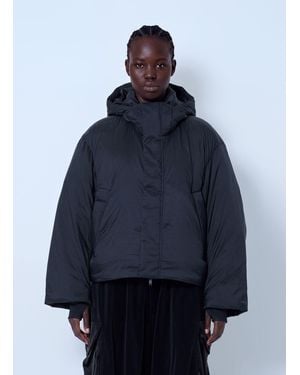 Y-3 Hooded Puffer Jacket - Blue