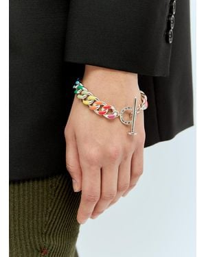 Fry Powers Chunky Chain Link Bracelet - Black