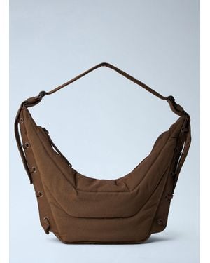 Lemaire Medium Soft Game Crossbody Bag - Grey