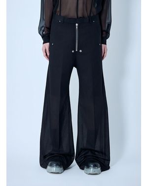 Rick Owens Tailored Wide Belas Pants - Blue