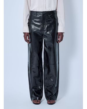 Rohe Bruun Lacquer Baggy Trousers - Blue