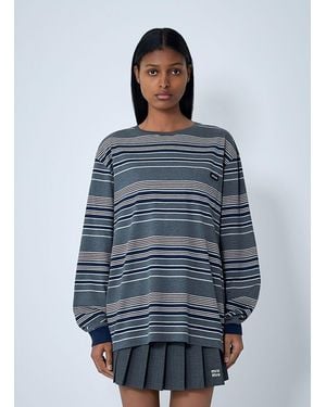 Miu Miu Long-sleeved tops for Women | Online Sale up to 45% off | Lyst