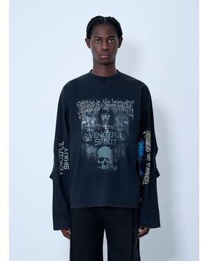 Vetements Cof Spirit Cut-Up T-Shirt - Blue