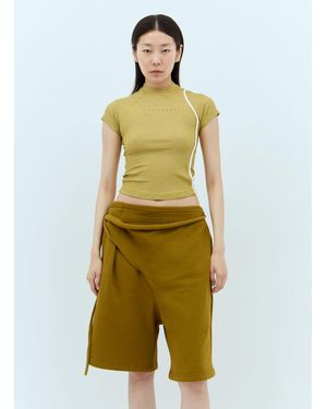 OTTOLINGER Lurex Rib T-Shirt - Green