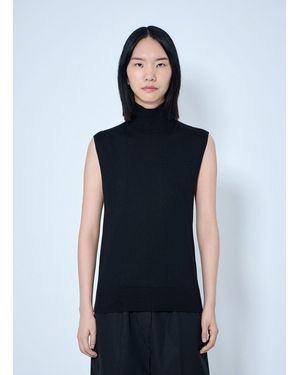TOTEME Sleeveless Fine Turtleneck - Blue