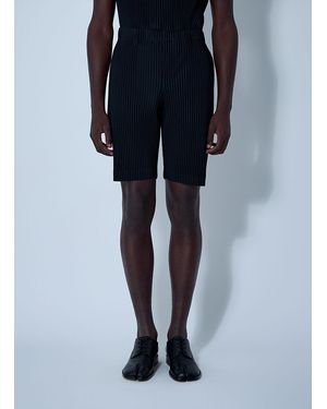 Homme Plissé Issey Miyake Pleated Shorts - Blue