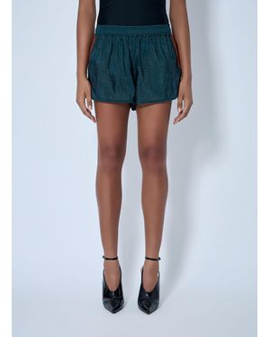 Saint Laurent Elasticated Waist Shorts - Blue