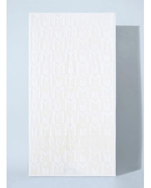 Moncler Cotton-terry Beach Towel - White