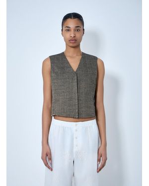 Our Legacy V-neck Sleeveless Waistcoat - Blue