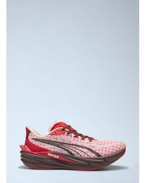 PUMA Deviate Nitro 4 Check Sneakers - Pink