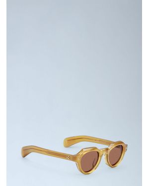 Jacques Marie Mage Kellerman Round Sunglasses - Blue