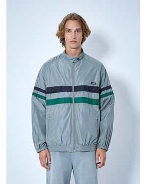 Miu Miu Technical Silk Blouson Jacket - Blue