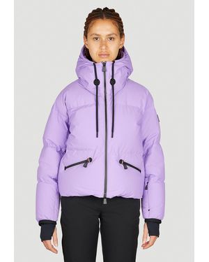 Moncler Lilac Allesaz Short Down Jacket - Purple