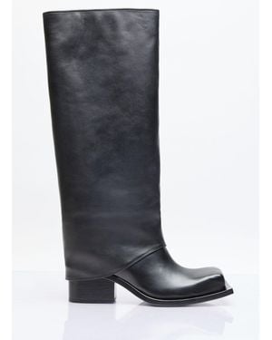 FIDAN NOVRUZOVA Havva Leather Boots - Black