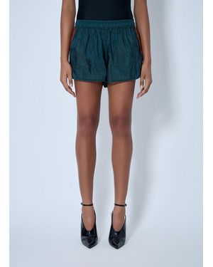 Saint Laurent Elasticated Waist Shorts - Blue