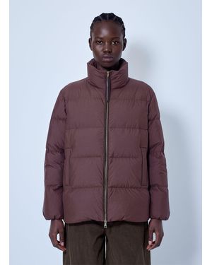 Moncler Vivantesse Short Down Jacket - Purple
