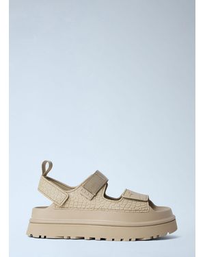 UGG W Goldenglow Embossed Sandals - Blue
