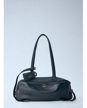 Balenciaga Carrie Bowling Small Shoulder Bag - Blue