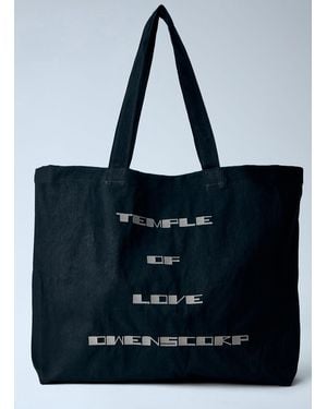 Rick Owens Drkshdw Canvas Tote Bag - Black