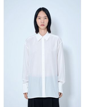 TOTEME Silk Crepe Shirt - White