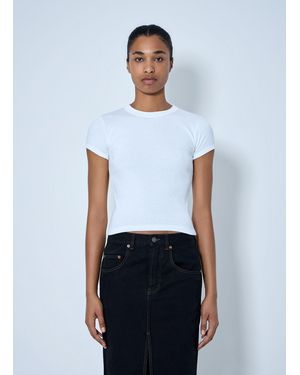 Saint Laurent Cotton Jersey T-Shirt - White