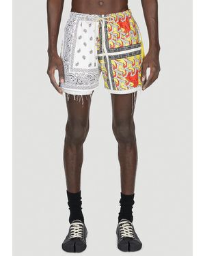 Children of the discordance Yagi Bandana Shorts - Grey
