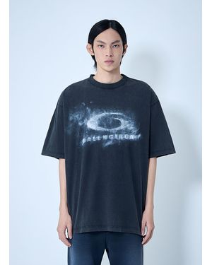Balenciaga Medium Fit T-Shirt - Blue