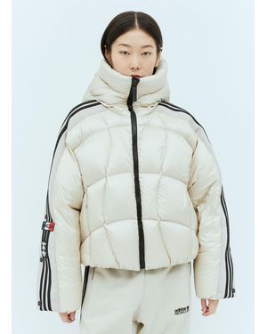 Moncler x adidas Originals Funise Short Down Jacket - Gray