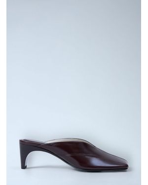 Phoebe Philo Tilt Mules - Grey