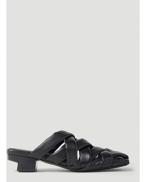 Marsèll Sbalzo Kitten Heel Mules - Black