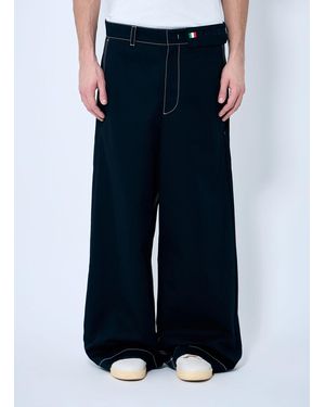 Moncler 8 Palm Angels Wide-Leg Pants - Blue