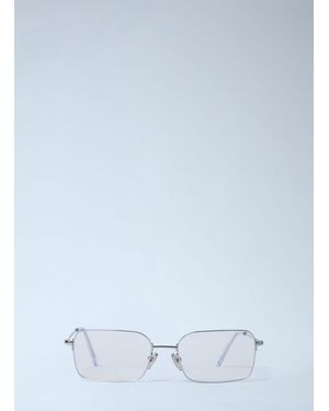 Balenciaga Invisible Rectangle Sunglasses - White