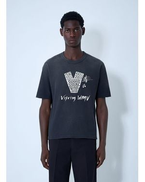 Visvim Logo Motif T-Shirt - Blue