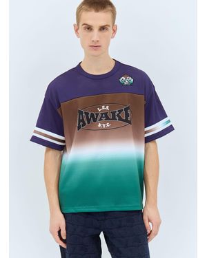 AWAKE NY Mesh Football Jersey - Blue