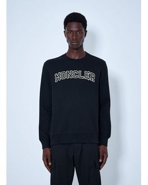 Moncler Logo Motif Sweatshirt - Blue